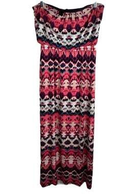 Three Hearts Strapless Maxi Dress Multi Boho